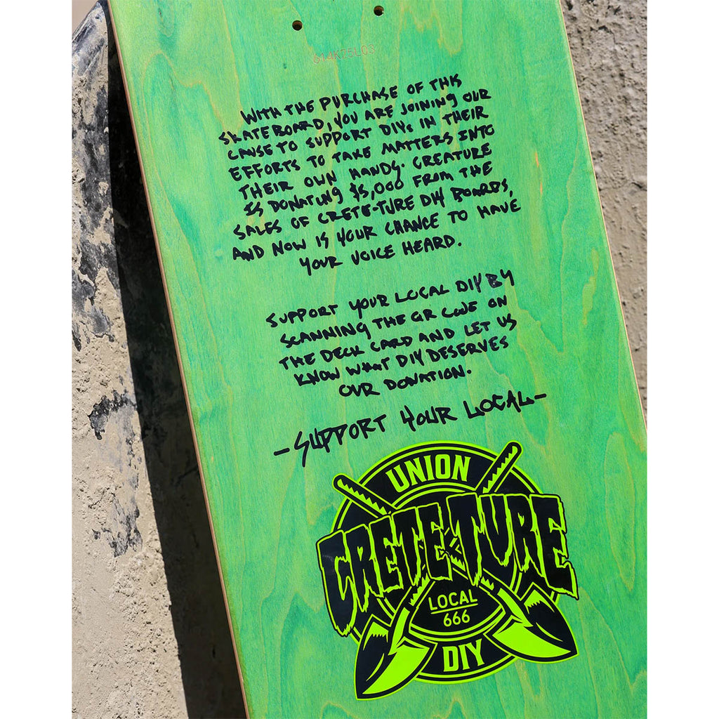 Creature - Crete-ture Diy 8.58 Skateboard Deck 