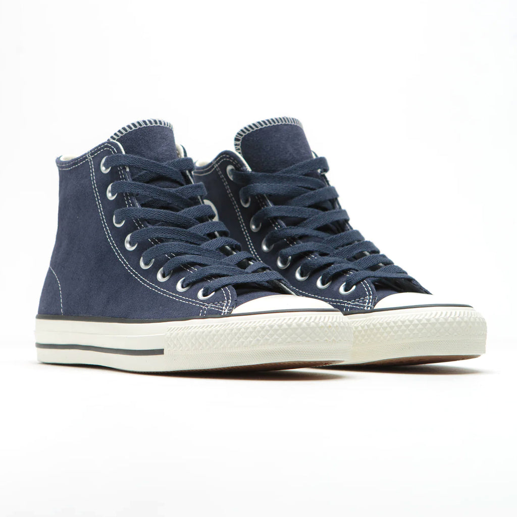 Converse Ctas Pro Hi Suede Shoes In Navy Egret And Black