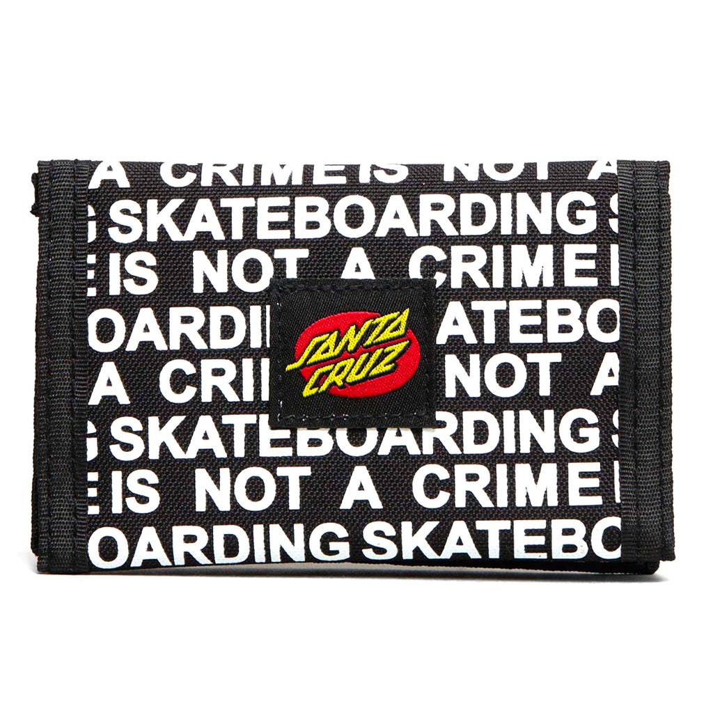 Santa Cruz - Not A Crime Wallet – OCD Skate Shop