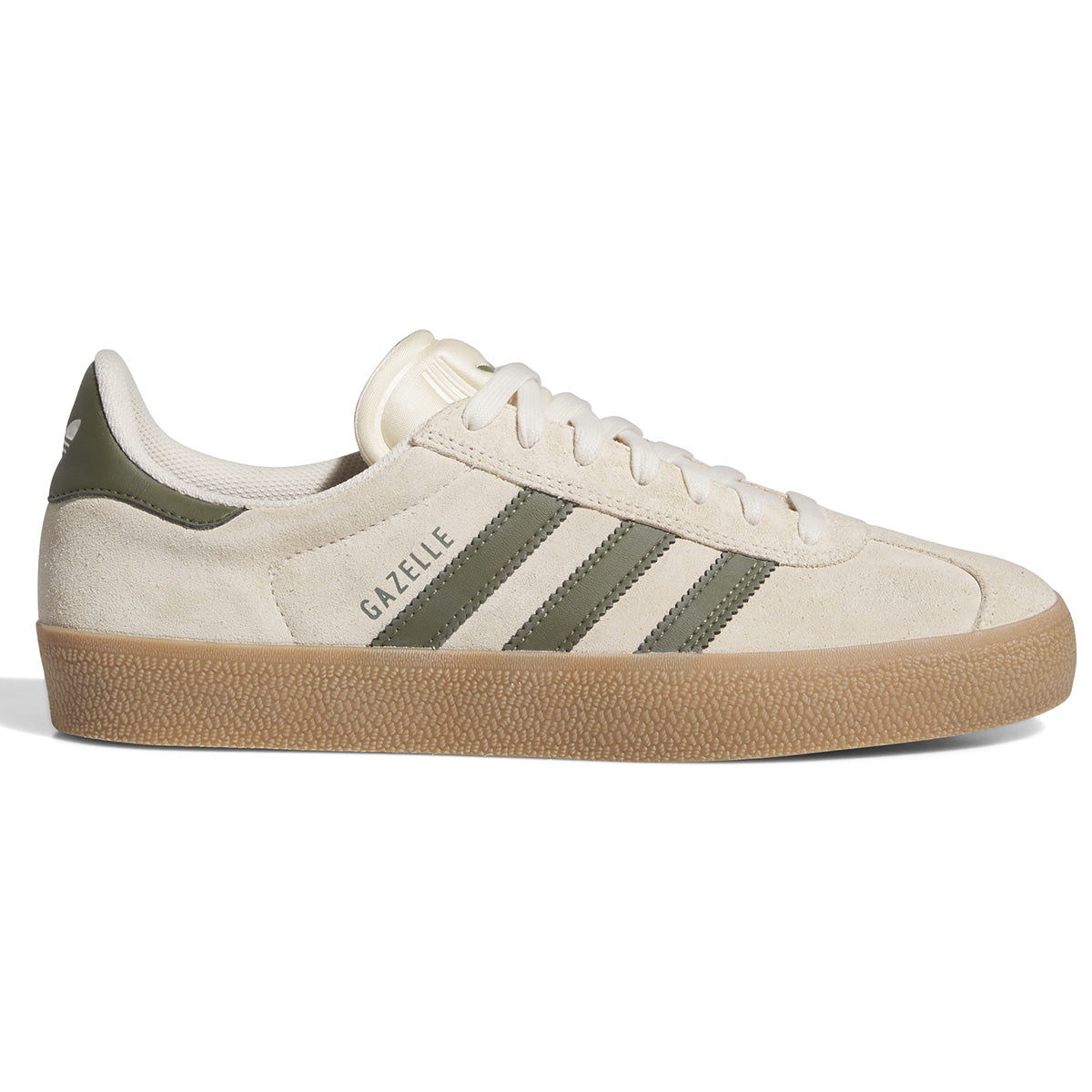 Adidas Gazelle Adv Shoes Beige Green Gum OCD Skate Shop