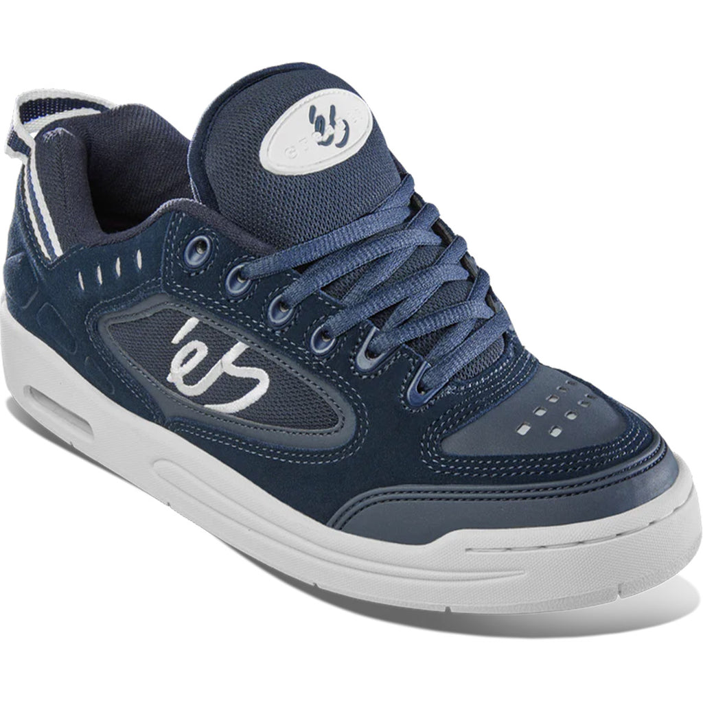 Es - Creager Shoes Navy/White | OCD Skate Shop