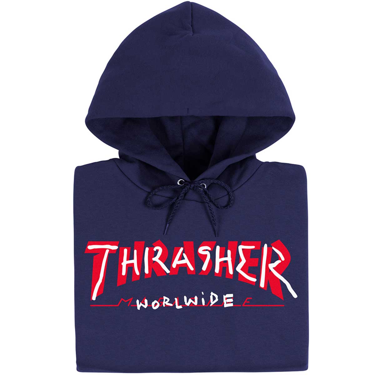 Blue and 2024 red thrasher hoodie