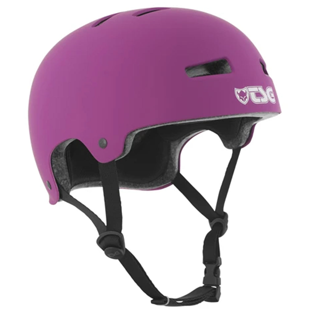 TSG Safety Gear - Evolution Flat Purple Helmet